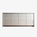 Kredens, 4 drzwi przednie burtowe burty z balustrady lakierowanej MDF 180 x 40 x 75 cm